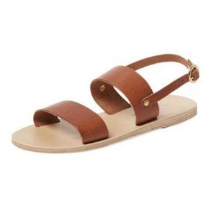 KYMA Mykonos Sandals in Brown Leather